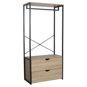 Appendiabiti Hamilton Con 2 Cassetti Dimensione 80x40x166 8 Cm