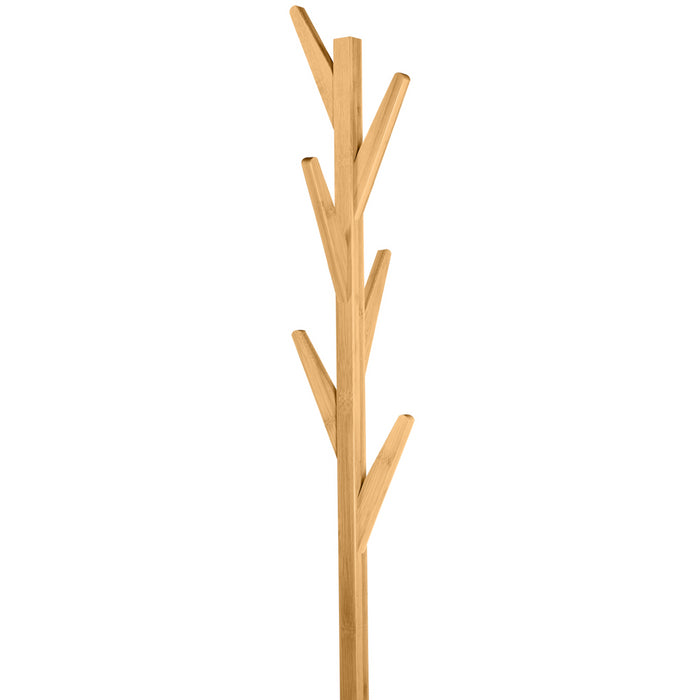 IDMarket - Appendiabiti in bambù con ripiani angolari LANA