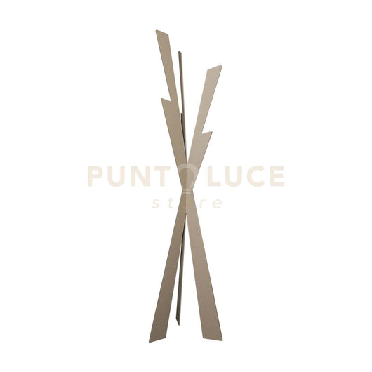 appendiabiti in stile contemporaneo zeus Beige in Ferro 40x177cmh