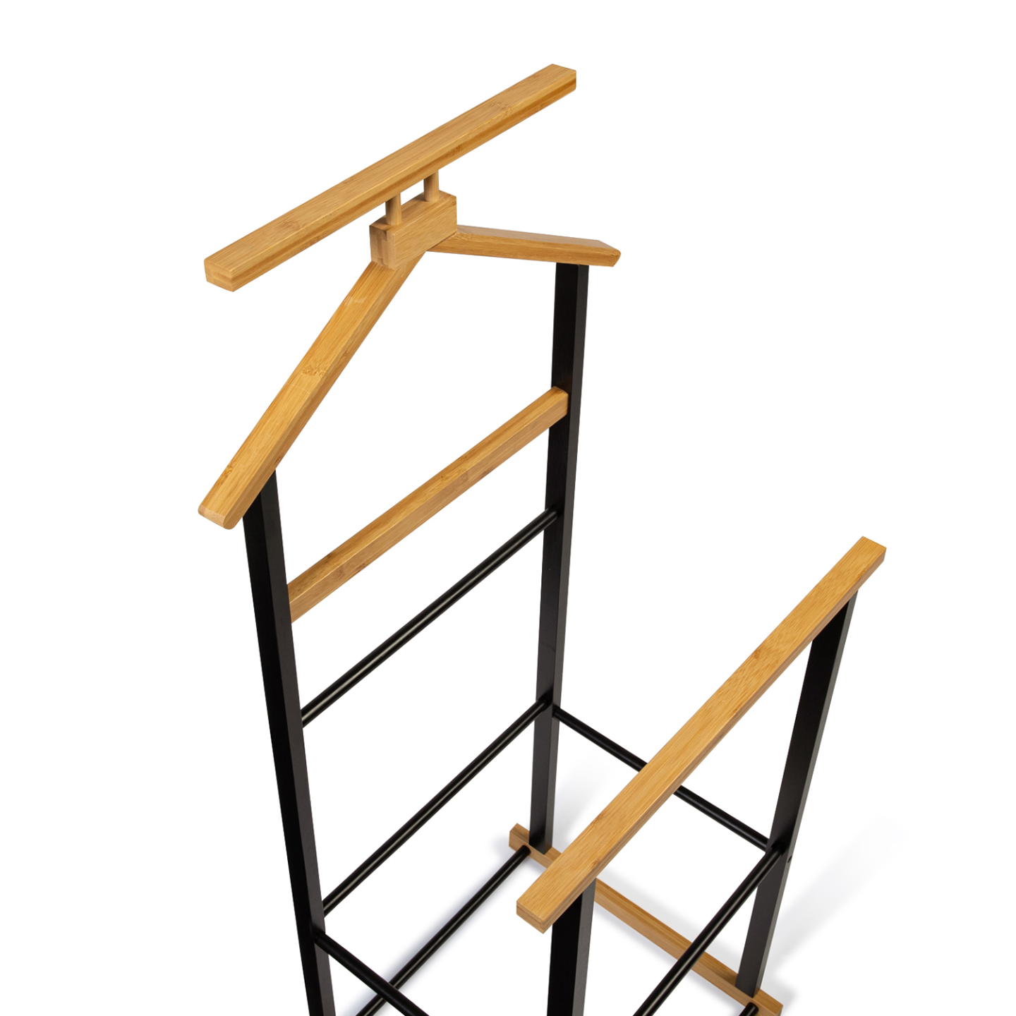 IDMarket - Appendiabiti indossatore in legno e finto metallo TOM