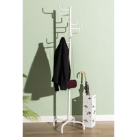 Appendiabiti Jeff In Metallo Bianco Dimensione 50x50x176cm