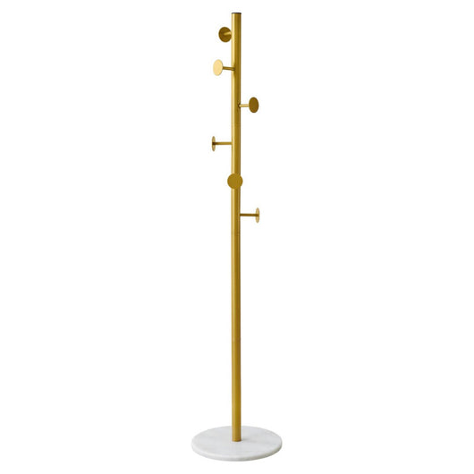 Appendiabiti Jerry In Metallo Oro Dimensione 37x37x173cm