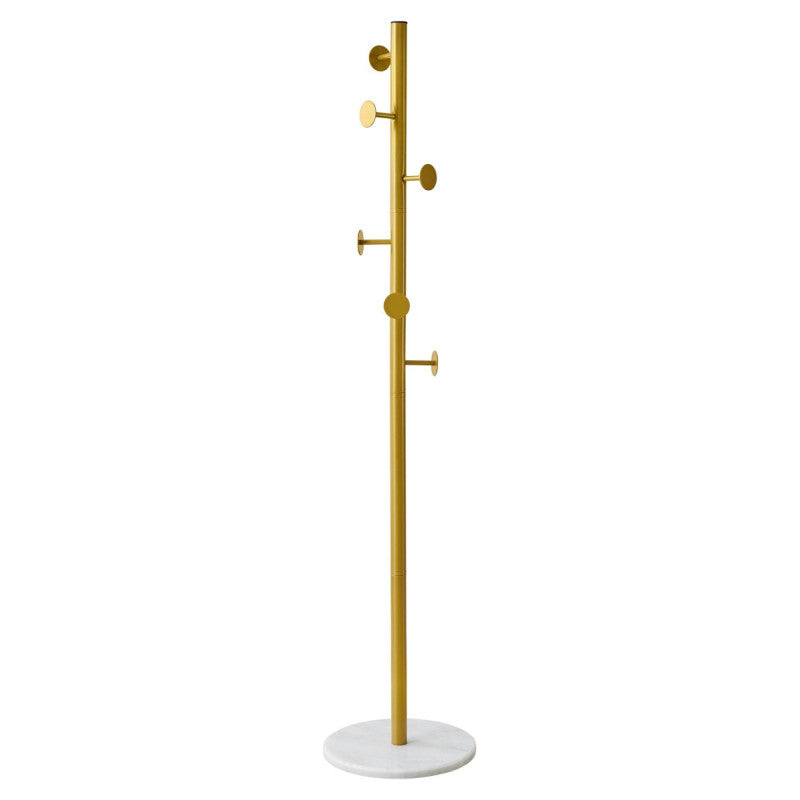 Appendiabiti Jerry In Metallo Oro Dimensione 37x37x173cm