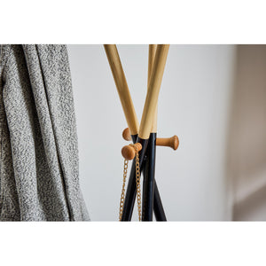 Appendiabiti Mikado 48x45x172cm Nero