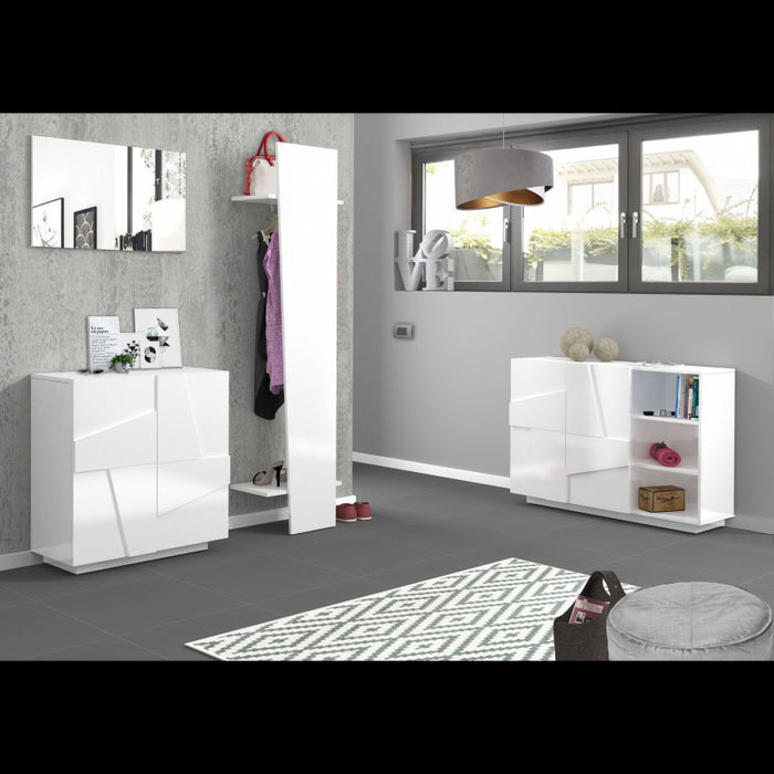 Appendiabito Ping – 50x200x30 - Bianco Lucido