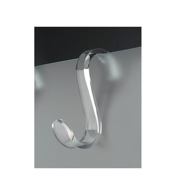 Appendiabiti Singolo In Plexiglass Trasparente Art. 1341