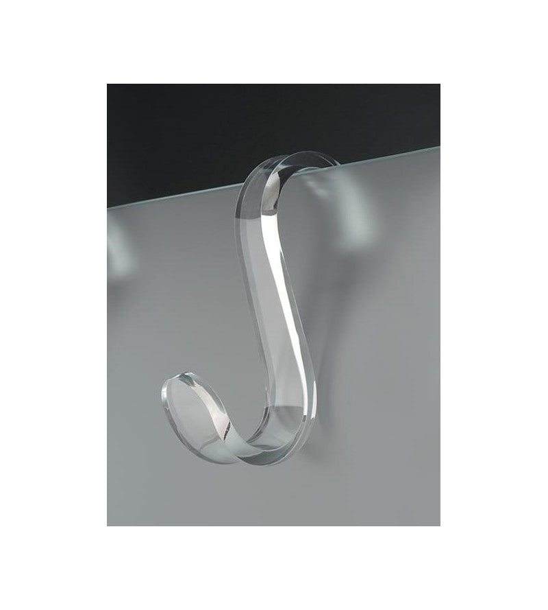 Appendiabiti Singolo In Plexiglass Trasparente Art. 1341