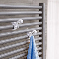 Appendini per termoarredo bianco in set 2 pezzi