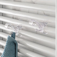 Appendini per termoarredo trasparenti in set da 2 pezzi