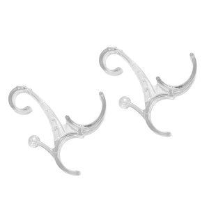 Appendini per termoarredo trasparenti in set da 2 pezzi