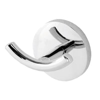 Appendino a muro con doppio gancio in acciaio cromato  Bora