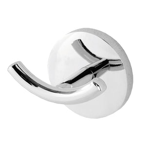 Appendino a muro con doppio gancio in acciaio cromato  Bora