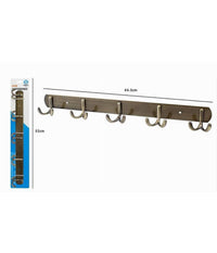 Appendino Appendi Porta Asciugamani A 5 Ganci Doppio Bronzo Bagno Coniglio 52915         