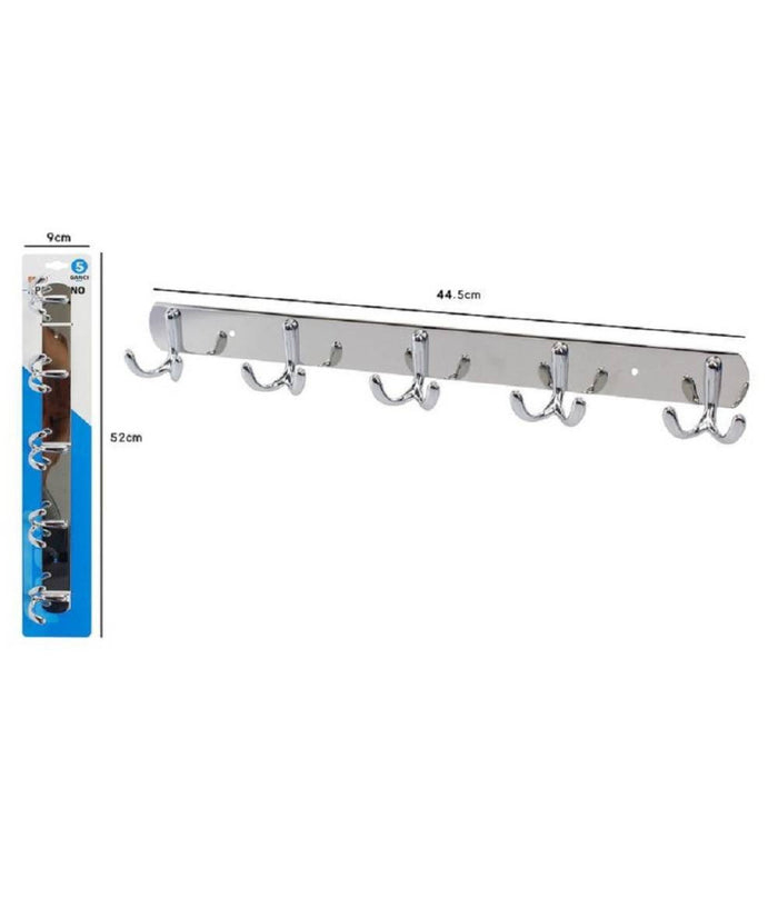 Appendino Appendi Porta Asciugamani Con 5 Ganci Doppio Bagno Coniglio 52177         