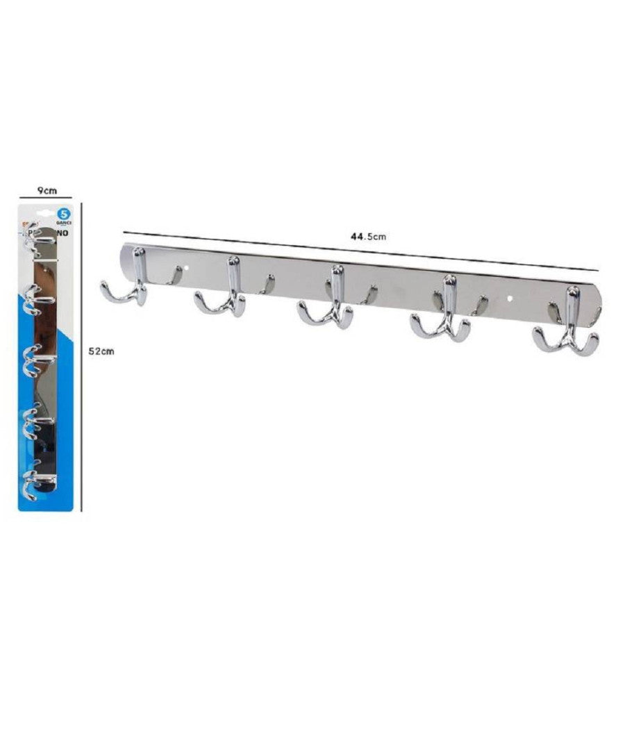 Appendino Appendi Porta Asciugamani Con 5 Ganci Doppio Bagno Coniglio 52177         