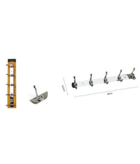 Appendino Appendi Porta Asciugamani Con 5 Ganci Doppio Bagno Diamante 52174         