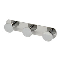 Trade Shop - Appendino Con 3 Ganci Appendi Porta Asciugamano A 3 Posti Bagno Casa Cromato 59762         