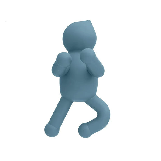 Appendino da muro in ABS turchese con due modalità di fissaggio  Bruce