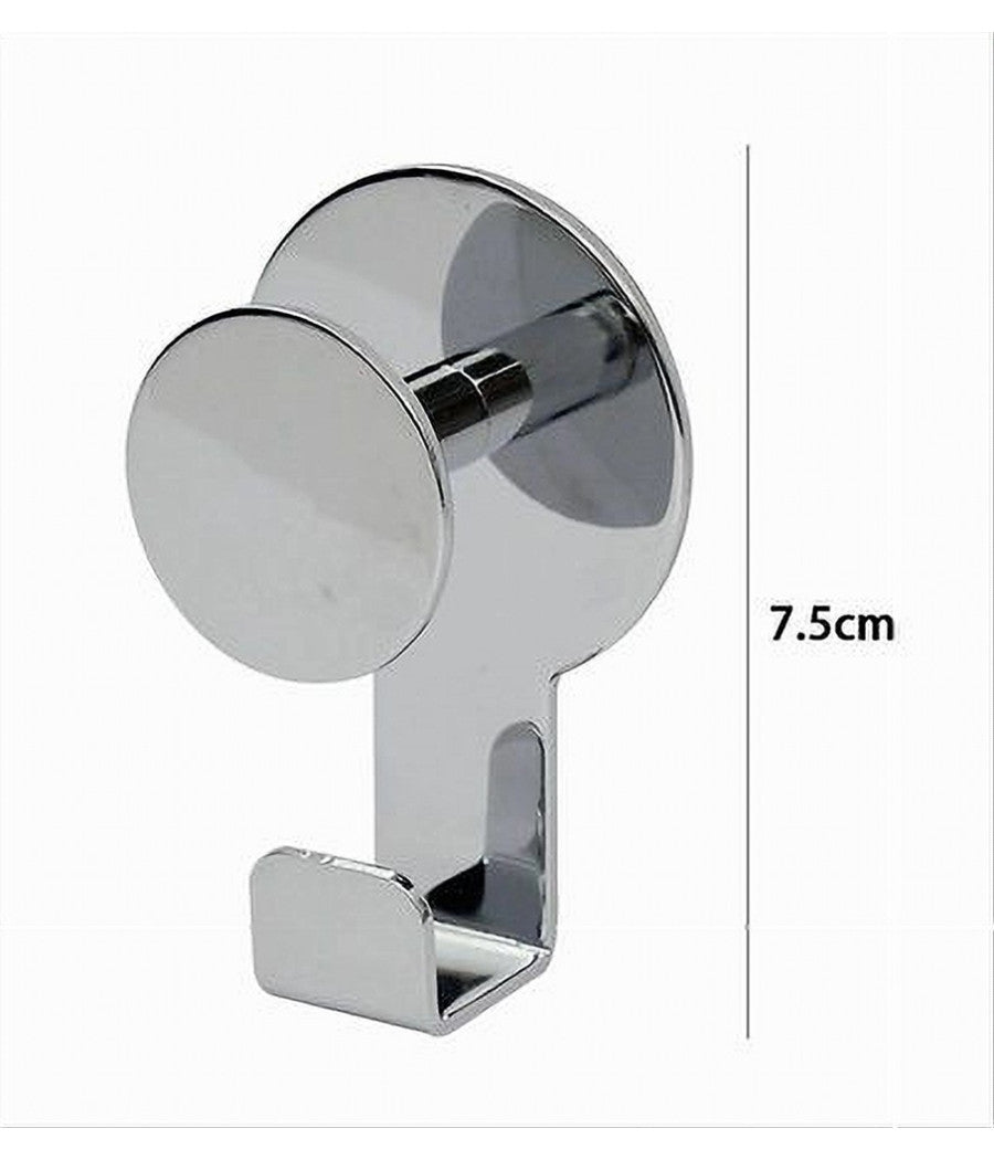 Appendino Ganci Appendi Porta Asciugamano 1 Posto Doppio Bagno Casa Cromato 59760         