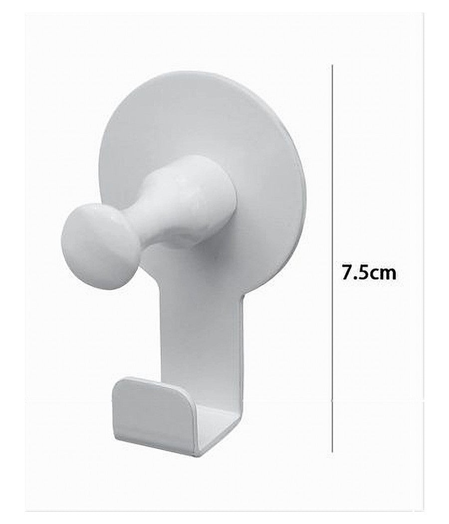 Appendino Gancio Appendi Porta Asciugamano 1 Posto Bagno Casa Bianco 7.5cm 59755         