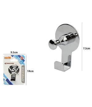 Appendino Gancio Appendi Porta Asciugamano 1 Posto Bagno Cromato 7.5 Cm 59745         