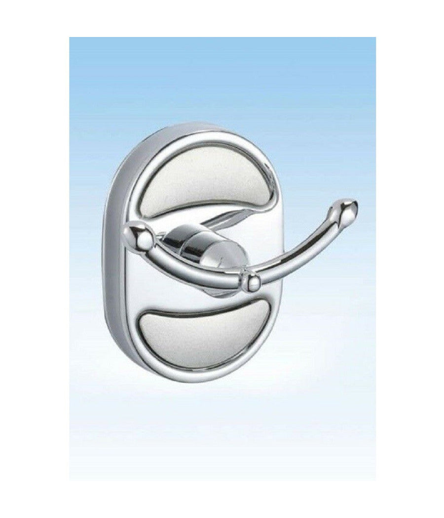 Appendino Gancio Appendi Porta Asciugamano Doppio Bagno Ovale 7 X 7 Cm 52005         