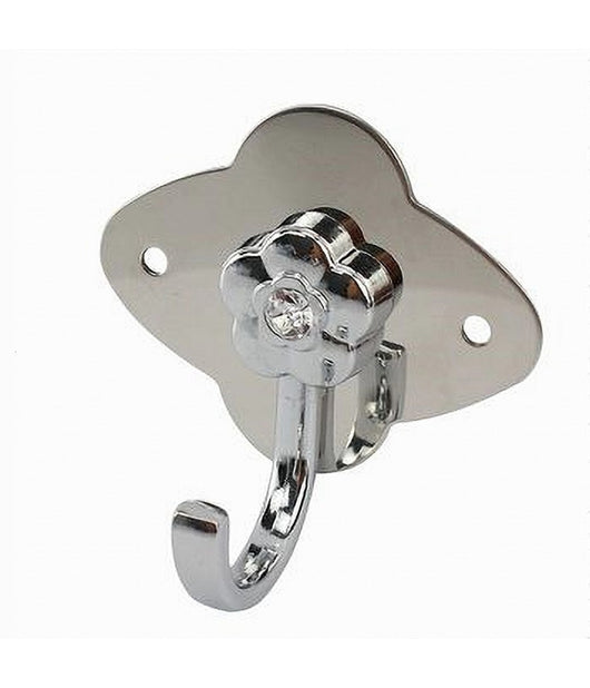 Appendino Gancio Appendiabiti Porta Asciugamano 1 Posto Bagno Fiori Parete 52672         