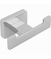 Appendino Gancio Doppio Da Muro Porta Asciugamani Accappatoi Cromato Bagno 87211         