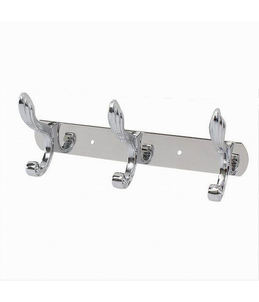 Appendino Multiuso A 3 Ganci Ali Finitura Cromo Lucido 52181 Appendi Abiti         