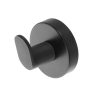 Appendino portasciugamani in acciaio nero opaco Chic Black