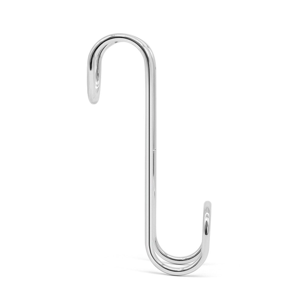 Appendino singolo in acciaio cromato per termoarredo e box doccia