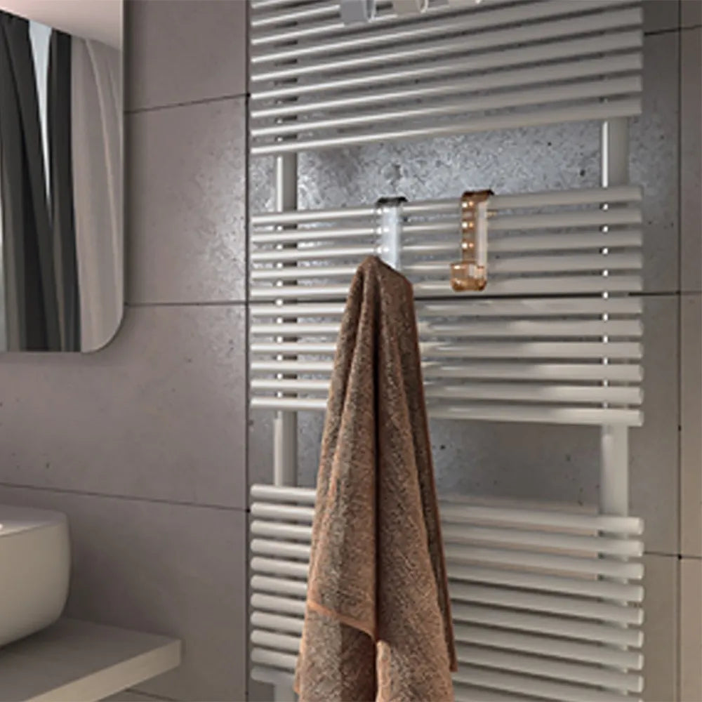 Appendino singolo per termoarredo nero Gedy serie Merlino in resina