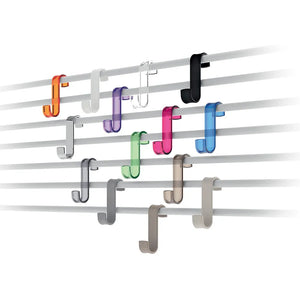 Appendino singolo per termoarredo nero Gedy serie Merlino in resina