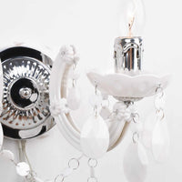 LÚZETE - APPLIQUE 2 LUCI PRIMAVERA BIANCO