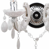 LÚZETE - APPLIQUE 2 LUCI PRIMAVERA BIANCO