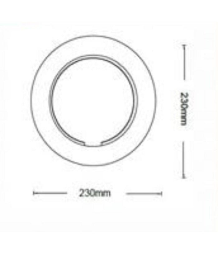 Applique A Led 15 Watt Da Muro Design Bianco A Tre Tonalita' Di Luce Aq17-3c         