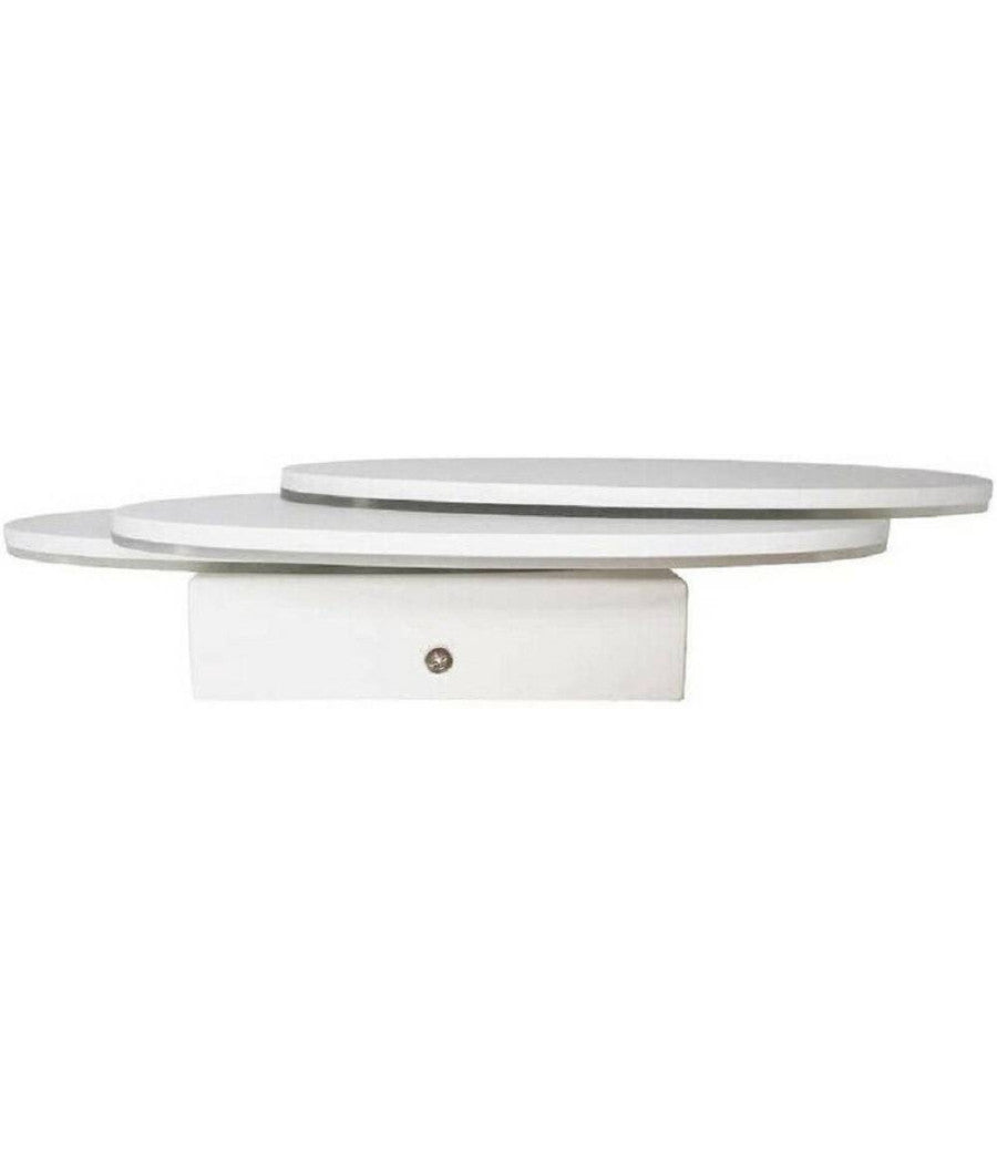 Applique A Led 3 Ovale Lumetto Comodino Abat Jour 12w Luce 6500k 3000k 4000k E33         