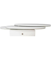 Applique A Led 3 Ovale Lumetto Comodino Abat Jour 12w Luce 6500k 3000k 4000k E33         