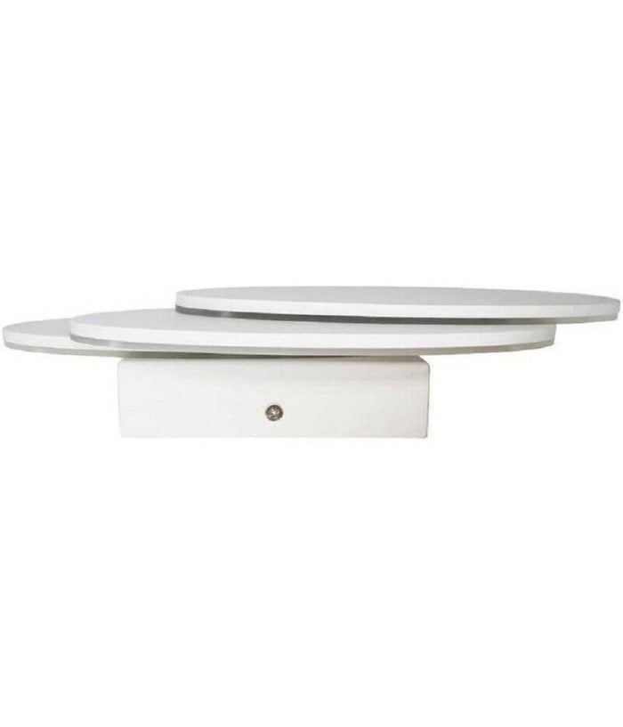 Applique A Led 3 Ovale Lumetto Comodino Abat Jour 12w Luce 6500k 3000k 4000k E33         