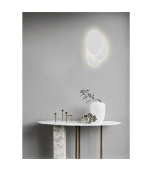 Applique A Led 3 Ovale Lumetto Comodino Abat Jour 12w Luce 6500k 3000k 4000k E33  -bianco Naturale      -