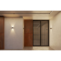 Applique a led bianca da parete IP54 6,8W con alette regolabili 4000k