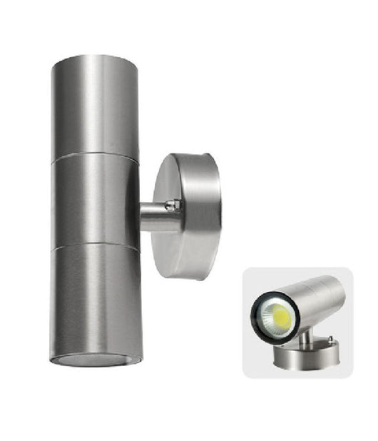 Applique A Led Cilindro Doppio Fascio Luce Up E Down Sotto Sopra 5w         