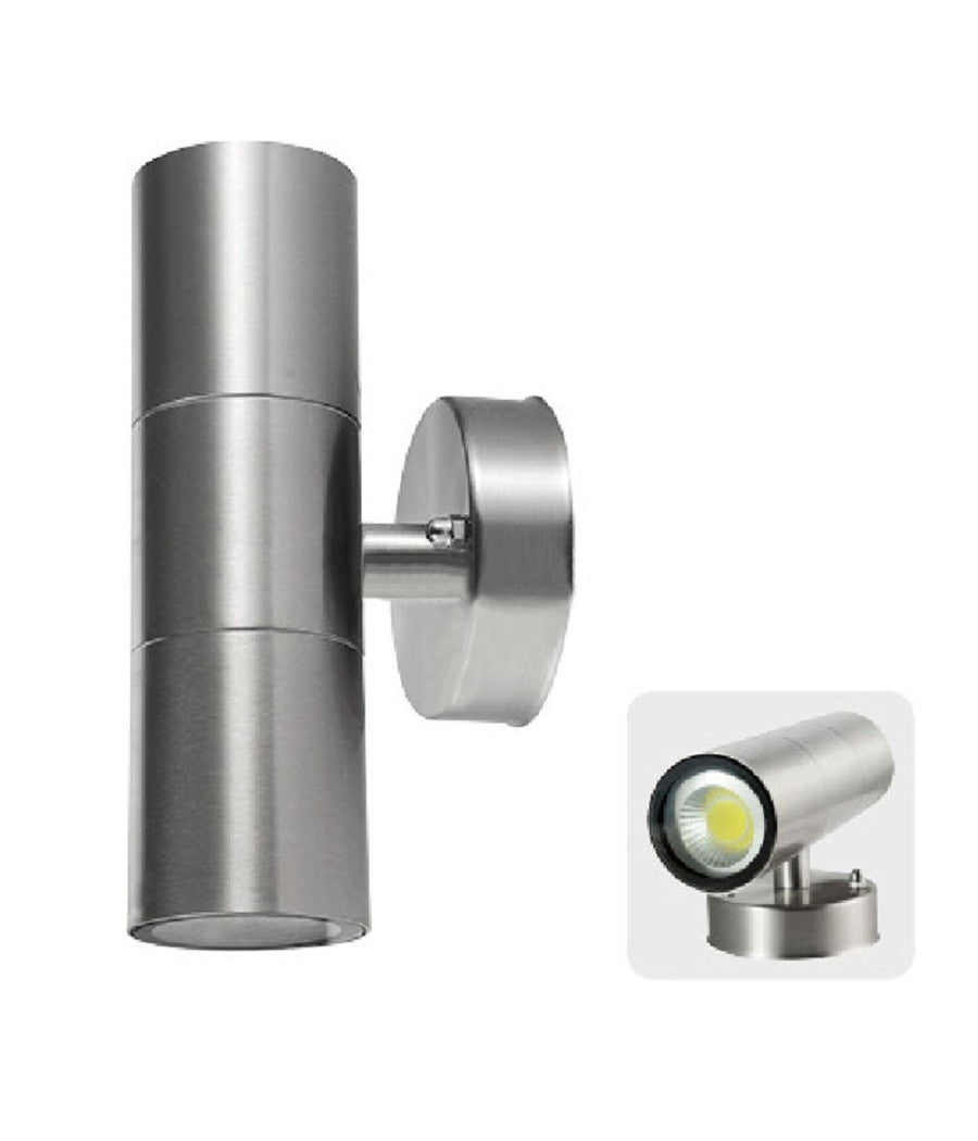Applique A Led Cilindro Doppio Fascio Luce Up E Down Sotto Sopra 5w         