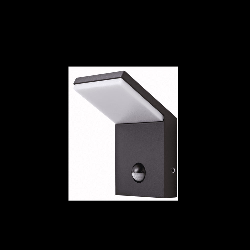 Applique a led da parete IP54 9W con sensore Bianco 2200K/2700K/3000K con sensore crepuscolare e di presenza