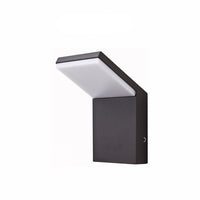 Applique a led da parete IP54 9W Nero 2200K/2700K/3000K On/Off - Senza sensore