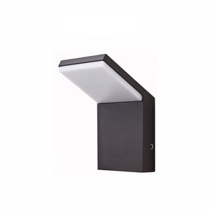 Applique a led da parete IP54 9W Nero 2200K/2700K/3000K On/Off - Senza sensore