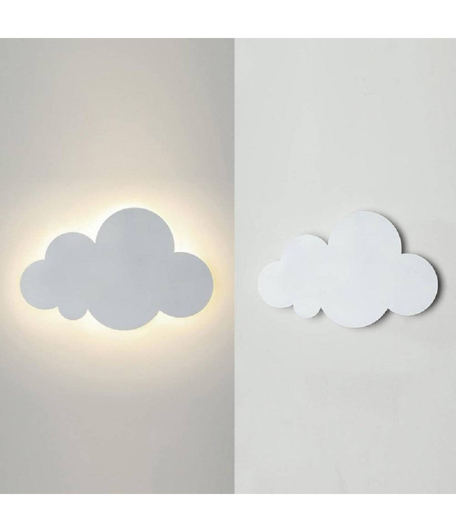 Applique A Led Forma Nuvola Lampada Da Parete 9 W 3 Colorazione Di Luce Aq28-b3c         