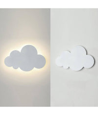 Applique A Led Forma Nuvola Lampada Da Parete 9 W 3 Colorazione Di Luce Aq28-b3c         