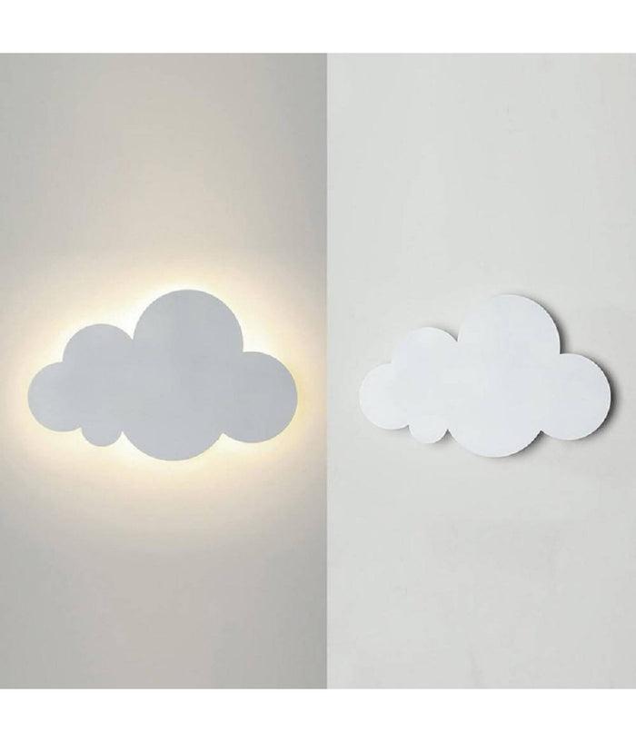 Applique A Led Forma Nuvola Lampada Da Parete 9 W 3 Colorazione Di Luce Aq28-b3c         