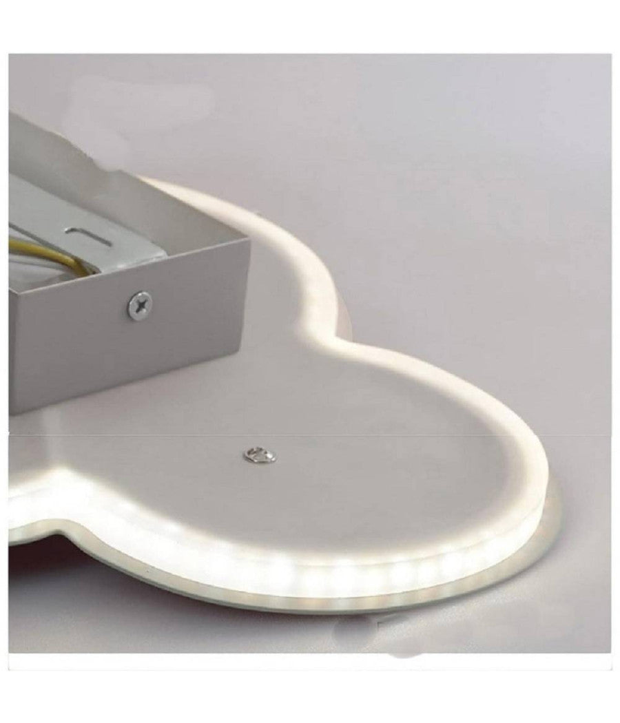 Applique A Led Forma Nuvola Lampada Da Parete 9 W 3 Colorazione Di Luce Aq28-b3c         